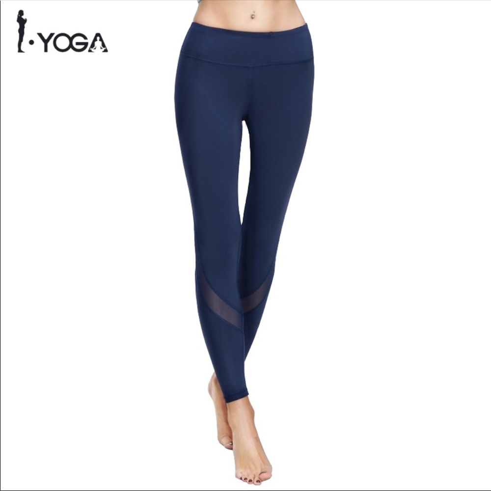 New tight mesh gym leggings